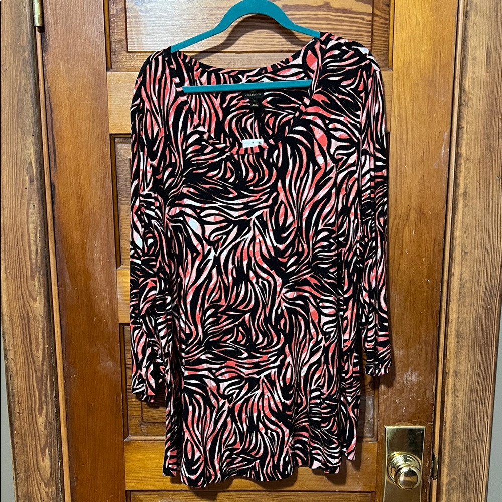 JM Collection Tunic NWT Size 4x Soft Stretchy Rayon